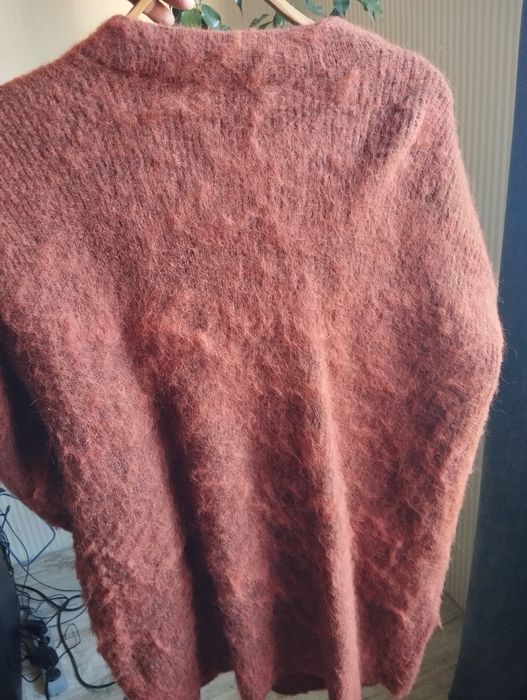 Трендовая коричневая кофта размер с-л