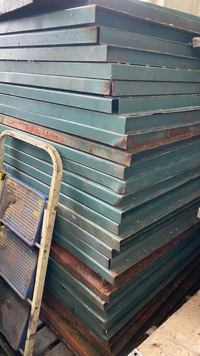 Стеллажи металлические сборные складские, б/у