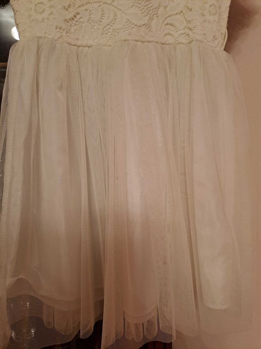 Sukienka tiulowo-koronkowq