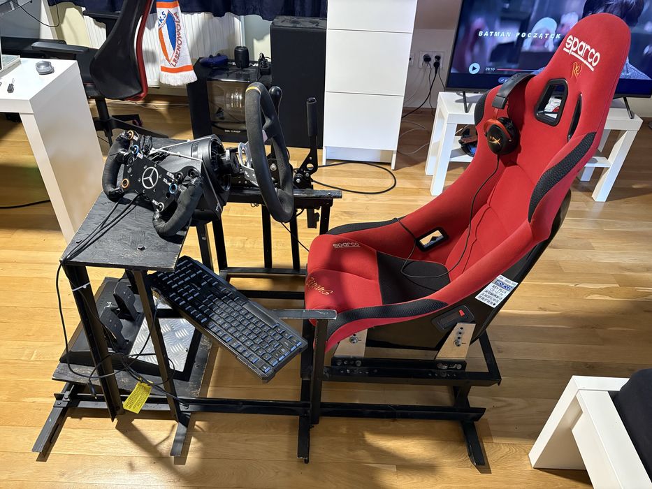 SimRacing stelaż cały kompletny zestaw TMX PRO SEKWENCJA RĘCZNY