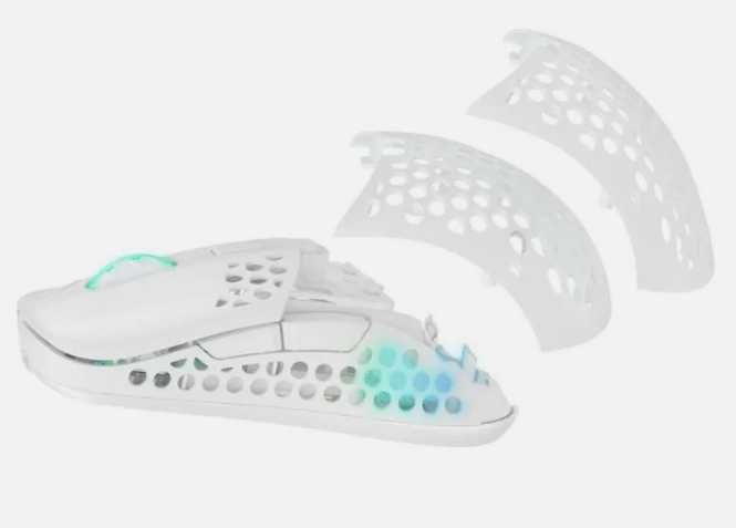 Mysz Gaming Cherry XTRFY M4 RGB Biała RGB 71g