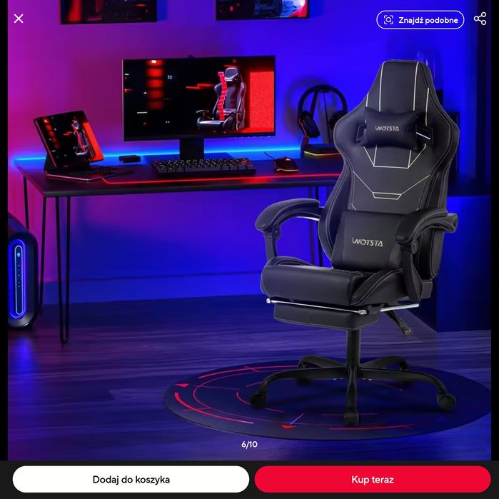 Fotel gamingowy nowy