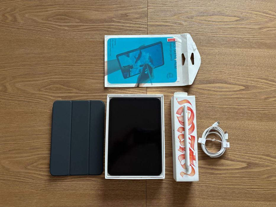 Pad mini A17 Pro 128GB Space Gray + Apple Pencil Pro + Capa Apple | Fatura