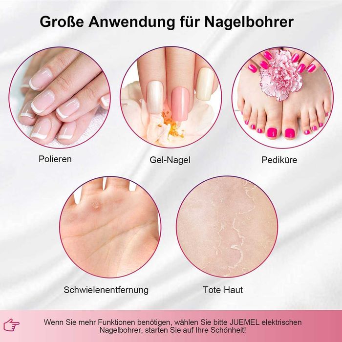JUEMEL frezarka do paznokci, manicure
