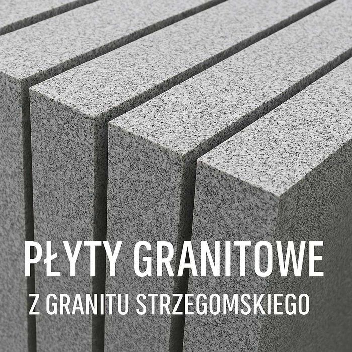 Płyty granitowe 20x40x8 / Promocja /chodnikowe/Polski Granit