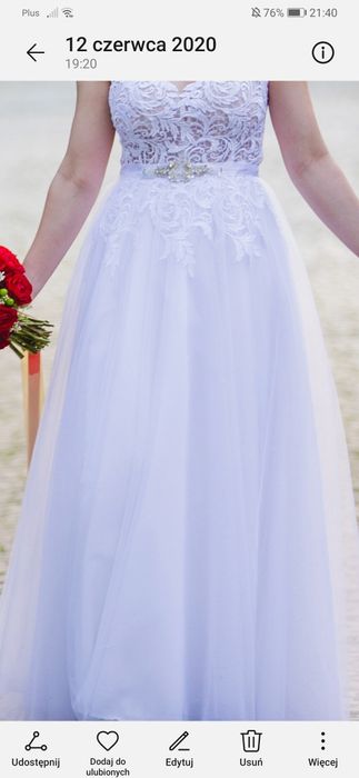 Suknia ślubna 36