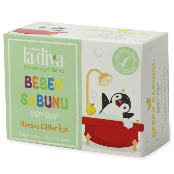 Mydło w kostce dla dzieci 120 g – LA DIVA