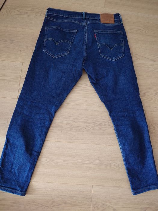 Джинси Levi's 512 Slim Fit W33L30 темно-сині преміум серія