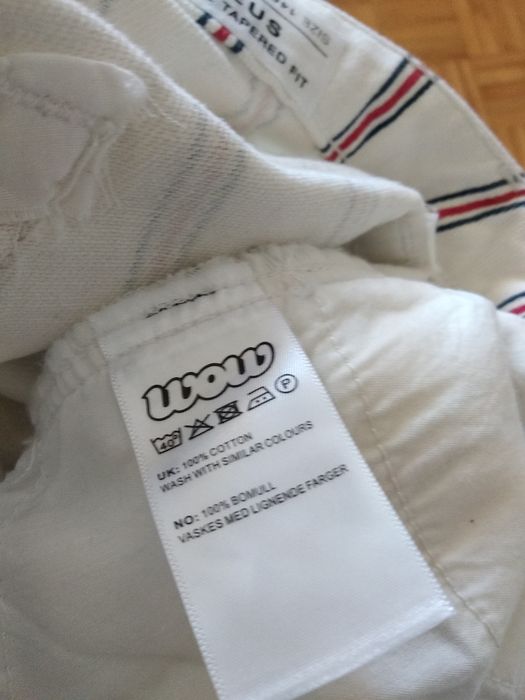Spodnie dziewczęce bawełniane firmy Wow nowe