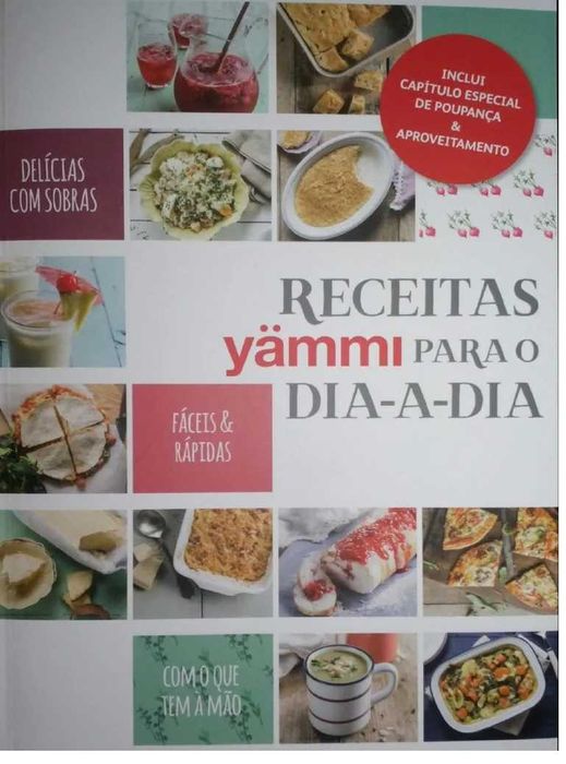 receitas yammi para o dia a dia revista álbum - portes ctt grátis