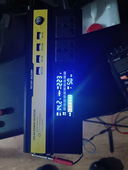 Инвертор 12v-220v 2200w преобразователь