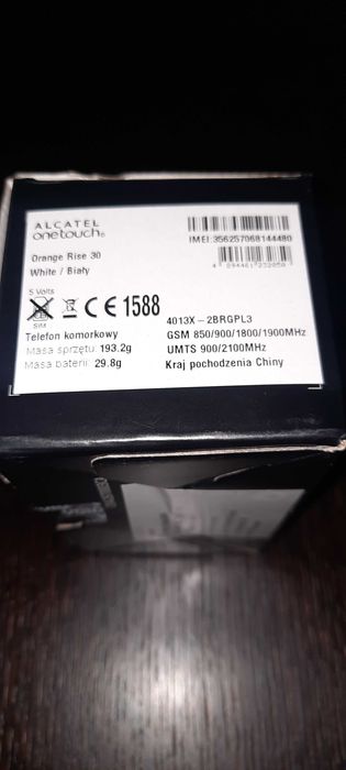 Alcatel Rise 30 bialy