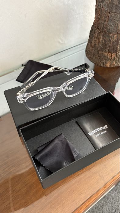 Chrome Hearts Glasses Silver Frame