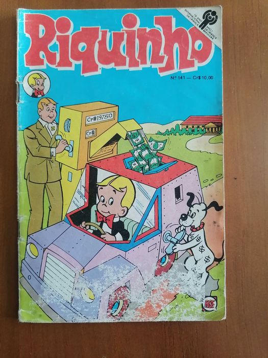 Banda Desenhada Riquinho nº 141  Janeiro 1979