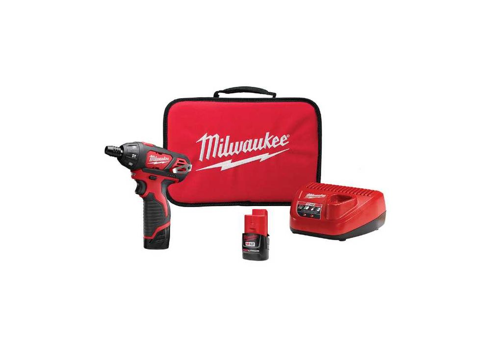 Milwaukee 2401-22 Wiertarko-wkrętarka akumulatorowa 12V M12 kompaktowa + 2x bateria OUTLET!