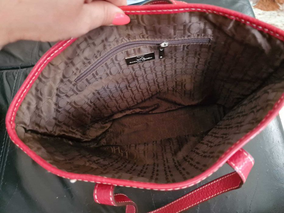 Mala em pele Carolina Herrera Nova