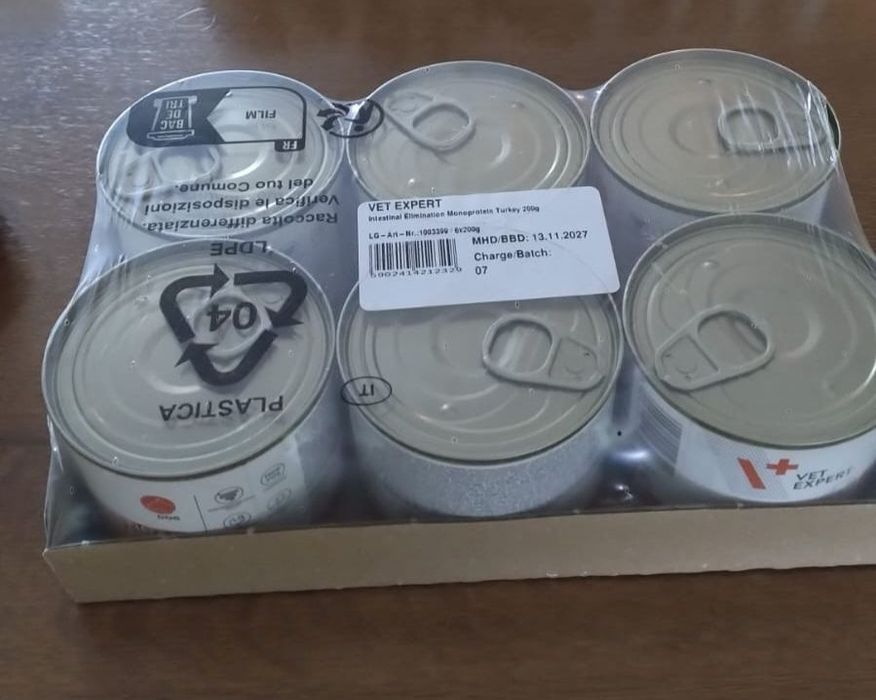 Karma VetExpert Intestinal Elimination Low Fat trawienie  6x 200 g
