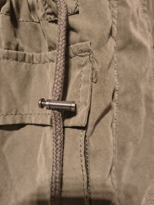 Kurtka wiosenna letnia z kapturem khaki