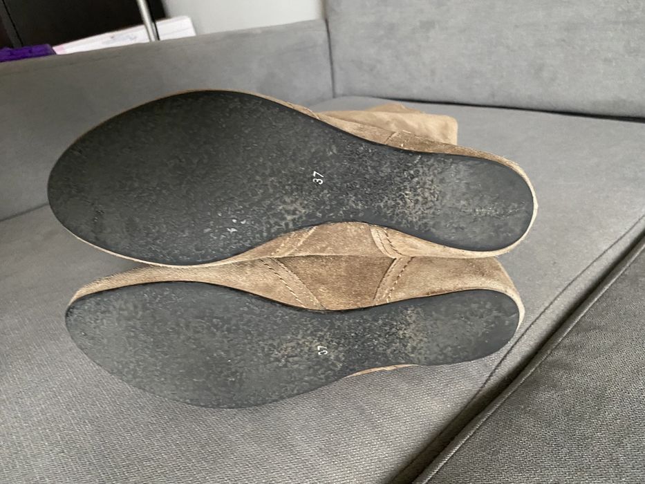 Kozaki skóra zamsz 37-38 Venezia