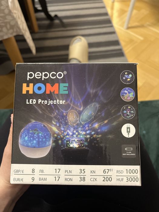 Led projektor pepco dla dzieci