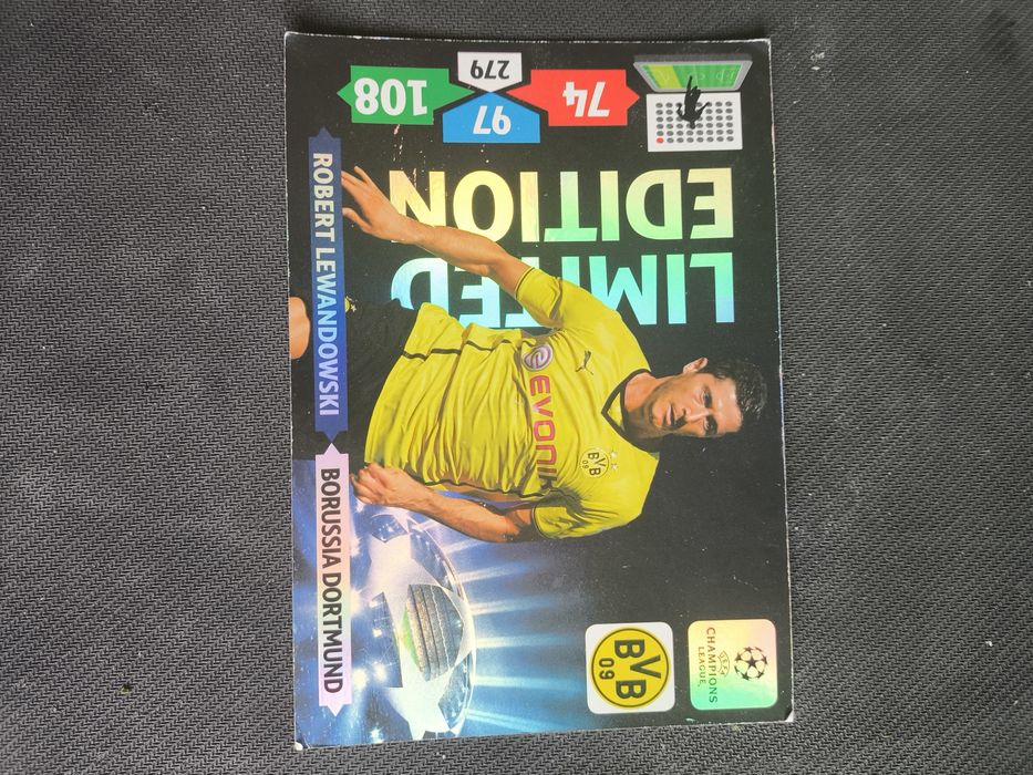 Robert Lewandowski Limited Edition - Panini Adrenalyn XL Champions League 2013/14 - Borussia Dortmund