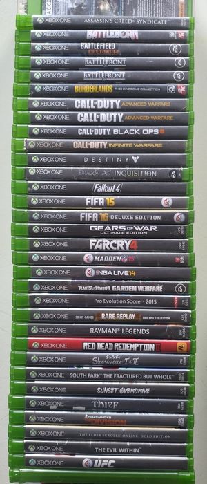 Ponad 30 gier na konsolę Xbox One FIFA, NBA, Pro Evo, Call od duty itd