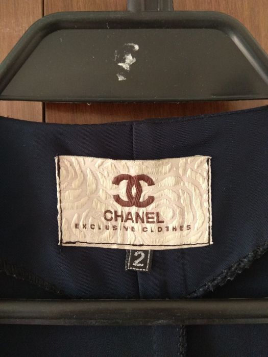 Chanel Vintage Długi Płaszcz '90