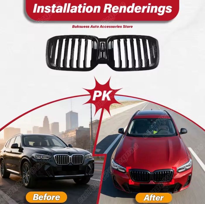 Ноздри BMW X3 X4 G01 G02 lCI рестаил решетка передняя бмв х3 г01 бмв х4 г02