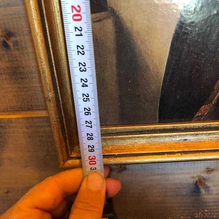 Johannes Vermeer, Young Woman with a Water Pitcher, cópia, bom estado