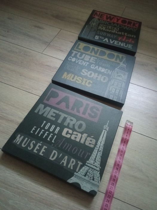 Komplet obrazków  3 sztuki