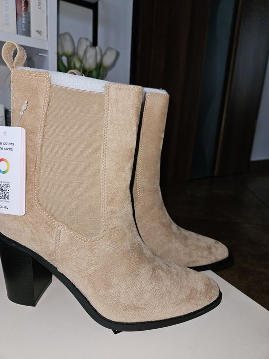 Botki DeeZee jasny braz