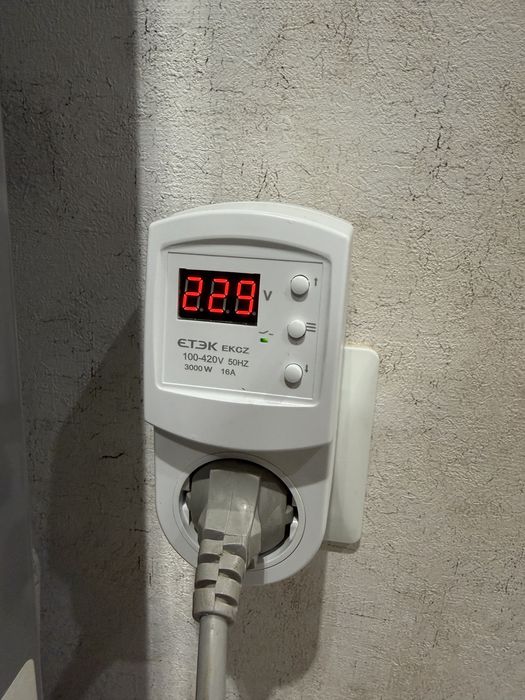 Реле напруги 16а 3000ва з термозахистом r116y [etek-16a] etek