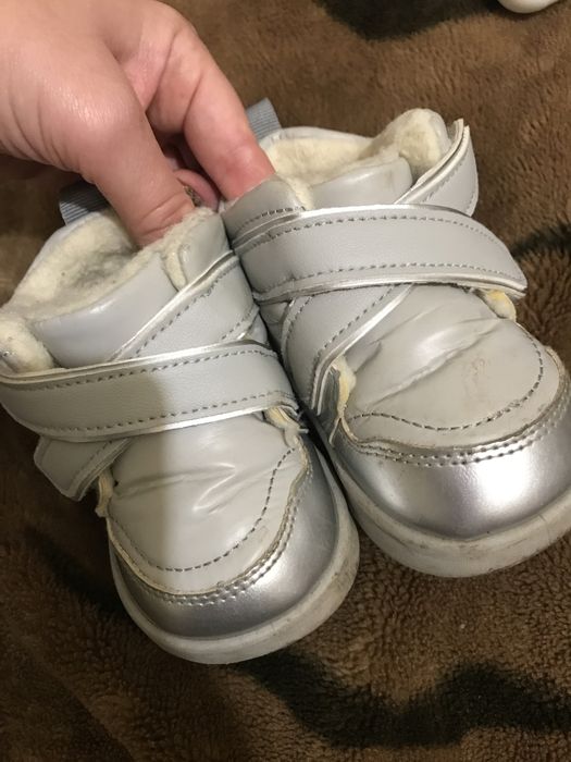 Детские Зимние ботинки сапоги первая обувь 15 размер 11см 12см 12,5см