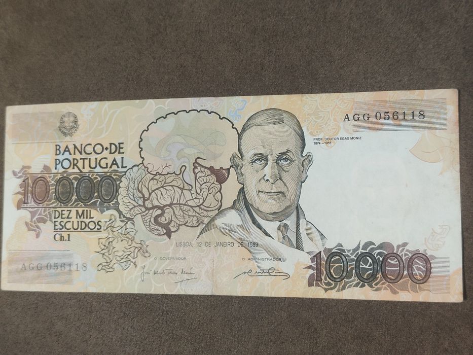 Nota de 10 000 escudos