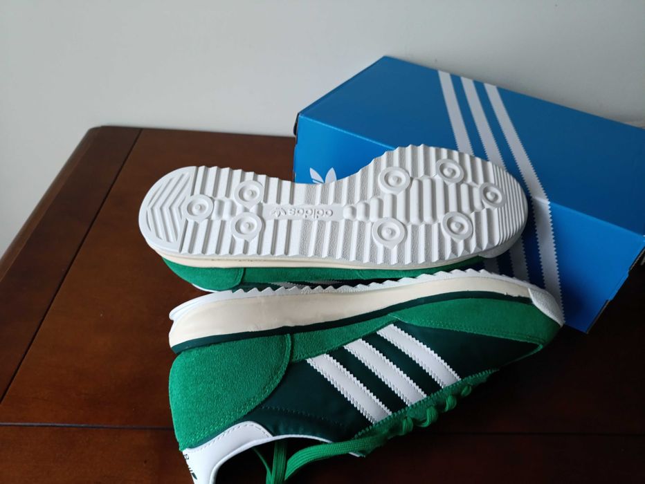 (r. 43 1/3) Adidas SL 72 RS Collegiate Green Core White zielone białe