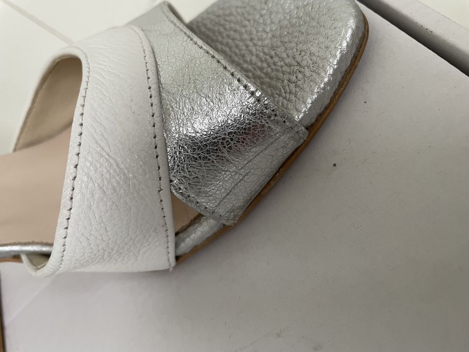 Buty ślubne sandałki