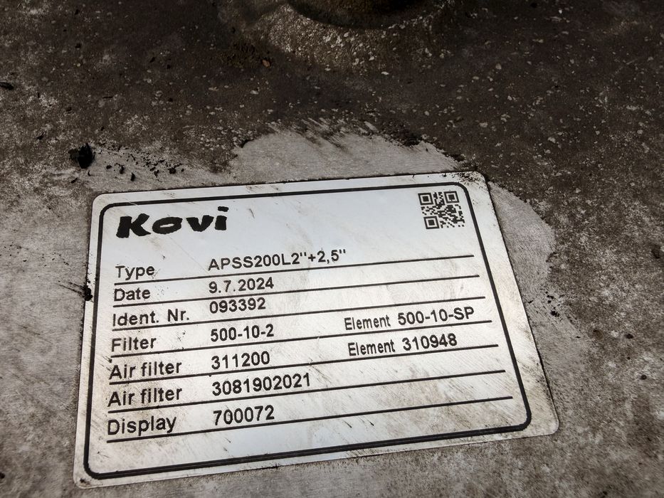 Алюмінієвий гідробак за кабіну Kovi 200 л (Гідравліка на тягач Iveco,Daf,Volvo)