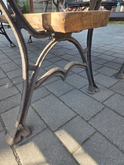 Meble ogrodowe stół i ławki