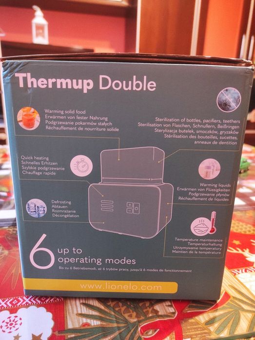 Podgrzewacz, sterylizator na dwie butelki Lionelo nowy