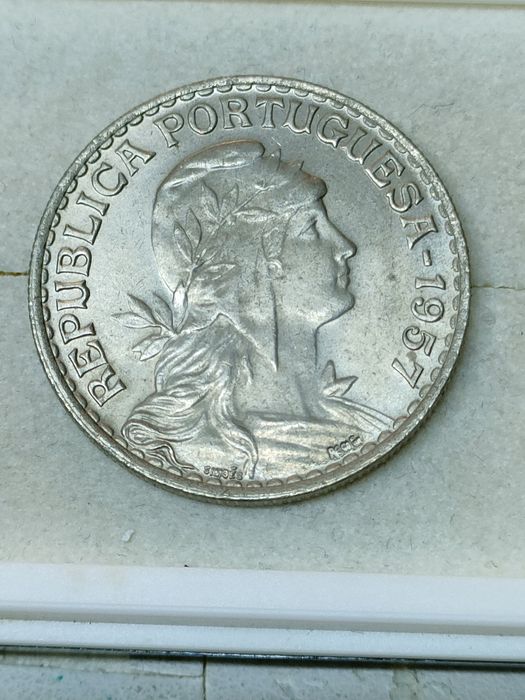 Moeda 1$00 1957 Alpaca