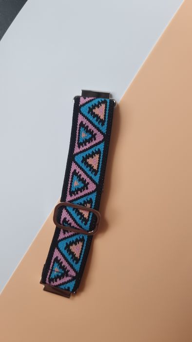 Pasek nylonowy tkany 20 mm do zegarka Samsung, Huawei, Amazfit, Garmin