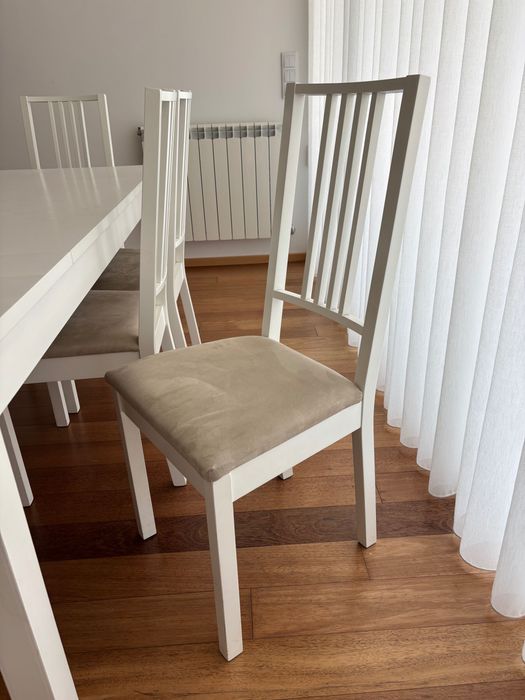 Mesa de Jantar IKEA BJURSTA extensível + 8 cadeiras | Conjunto completo ( 175 até 260 cm)