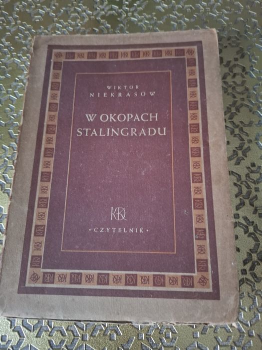 Książka  tytuł W okopach Stalingradu