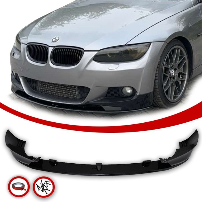 BMW E92 E93 Przedni Splitter Dokładka Zderzaka M-performance Czarny Po