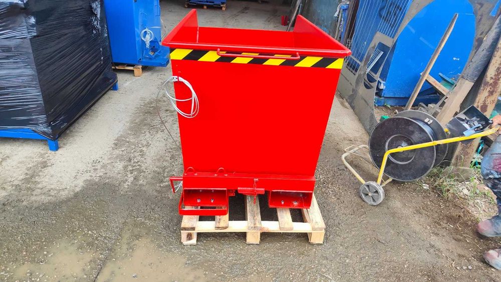 Koliba TK 600 L, na wózek widłowy, pojemnik metalowy, koleba