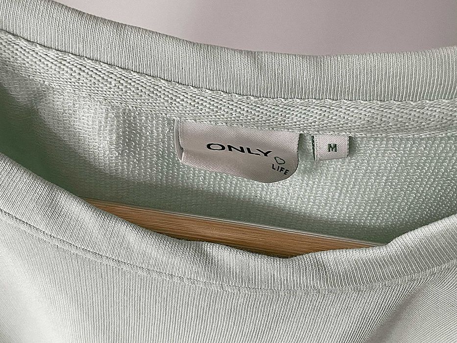 ONLY mentolowy top damski crop top, rozmiar M
