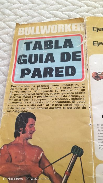 Aparelho musculação vintage - anos 70