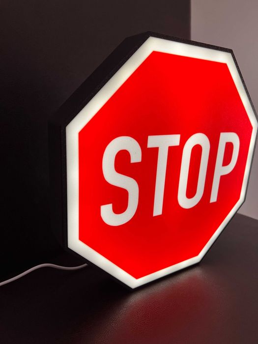 Sinal de STOP em LED