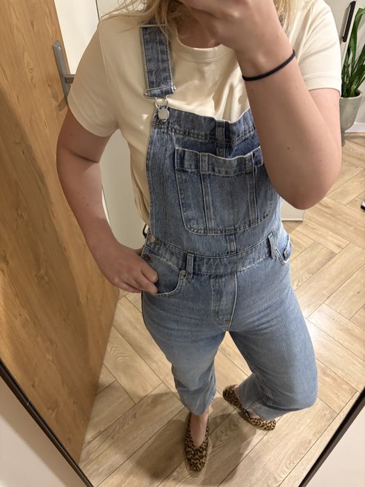 Jeansowe ogrodniczki z H&M