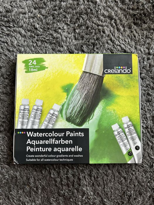 Farby akwarelowe 24 sztuki